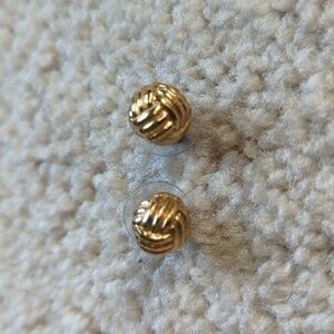 Kate Spade gold ball studs